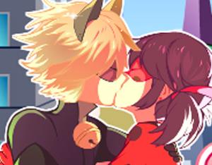 play Ladybug And Cat Noir: Kissing