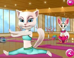 play Yoga With Talking Angela