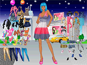 play Night Shopping Dressup Game