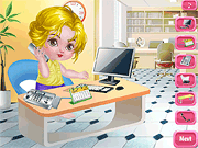 play Baby Receptionist Dress Up Game