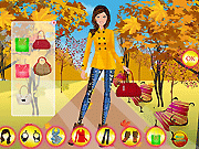 play Fall Season Dressup Game