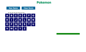 play Pokemon Hangman