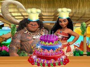 play Moana Delicious Cake!