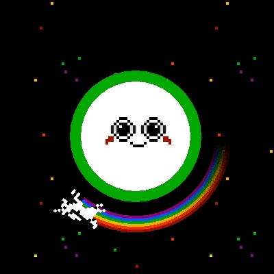 play Rainbow Birthday Planet