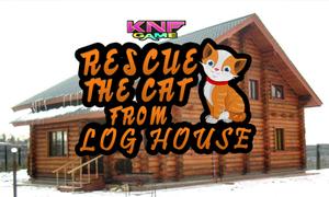 Rescue The Cat From Log House