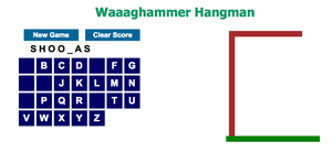 play Waaaghammer Hangman