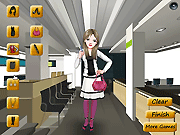 play Help Desk Girl Dressup Game
