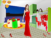 play Red Hue Style Dressup Game