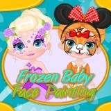 play Frozen Baby Face Painting