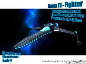 Razex T1 Fighter - Ship Controller Demo