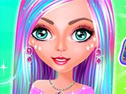 play Doll Glitter Makeover