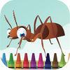 Ant And Slither Bug Coloring Book For Kids