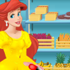 play Ariel Cooking Burger