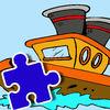 Jigsaw Puzzle Kids Games Big Boat Version
