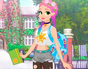 play Rapunzel Fashionista On The Go