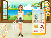 play Gloria Stripes Dressup Game