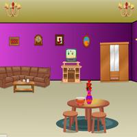 Games2Jolly Modern Purple House Escape