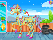 play Princesses Horse Caring Game