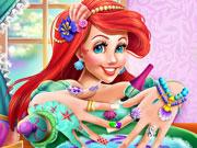 play Mermaid Princess Nails Spa