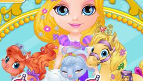 play Disney Palace Pets Baby Barbie