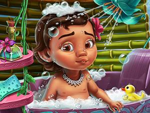 play Moana Baby Shower Care