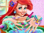 play Mermaid Princess Nails Spa