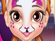 play Little Princess Anna Face Painting