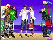 play Seaside Walking Couple Game