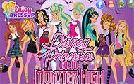 play Disney Princesses Go To Monster High