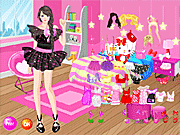 play Pinky Room Dressup Game