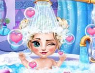 play Ice Queen Baby Bath