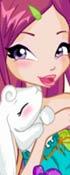 play Winx Bunny Style: Round Puzzle