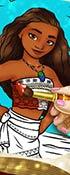 play Moana Coloring Book