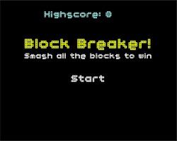 play Block Breaker (Webgl Api Test)