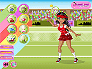 play Tennis Girl Dressup Game