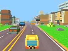 play Pixel Road Taxi Depot