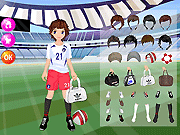 play Young Soccer Dressup Game