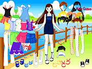 play Sandra Dressup Game
