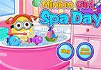 play Minion Girl Spa Day