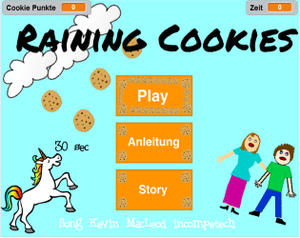 play Raining Cookies