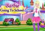 play Barbie Going To School
