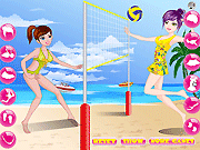 play Beach Volley Dress Game