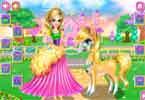 Princess Zaira And Pony