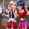 play Ladybug Elsa College Fashion