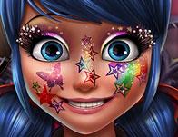 play Ladybug Glittery Makeup