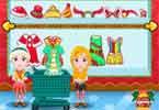 play Anna And Elsa Babies Christmas Shopping