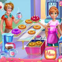 Annie Cooking Donuts Click4Games