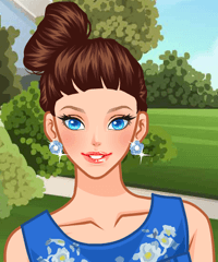 Blue Dresses Dress Up Game