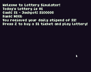 Lottery Simulator