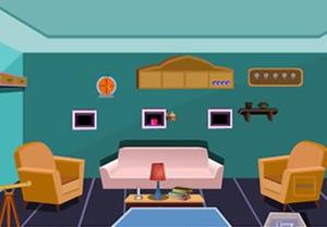 play Elegant Blue House Escape